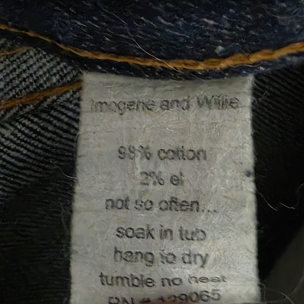 Imogene Willie Jeans Womens 27 Slim Ankle Dark Denim Mid Rise Stretch 28x32 - Picture 12 of 13
